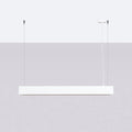 Suspension linéaire en acier de 100 cm, blanc, noir ou doré, blanc