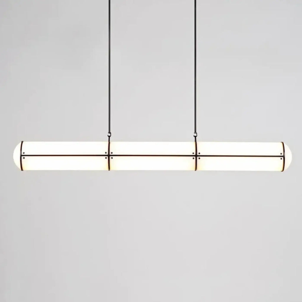 Suspension LED linéaire minimaliste, doré ou noir, S ou M