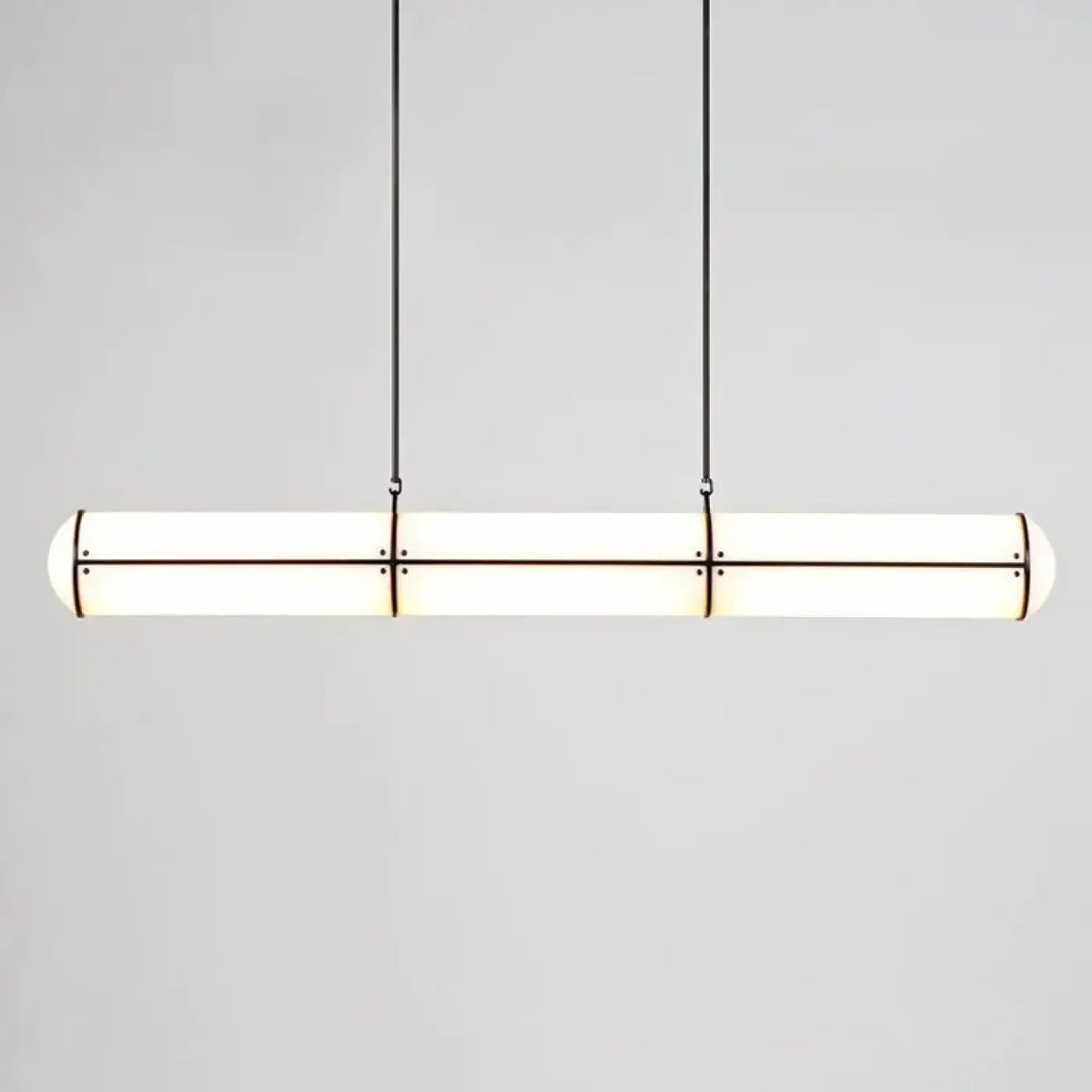 Suspension LED linéaire minimaliste, doré ou noir, S ou M