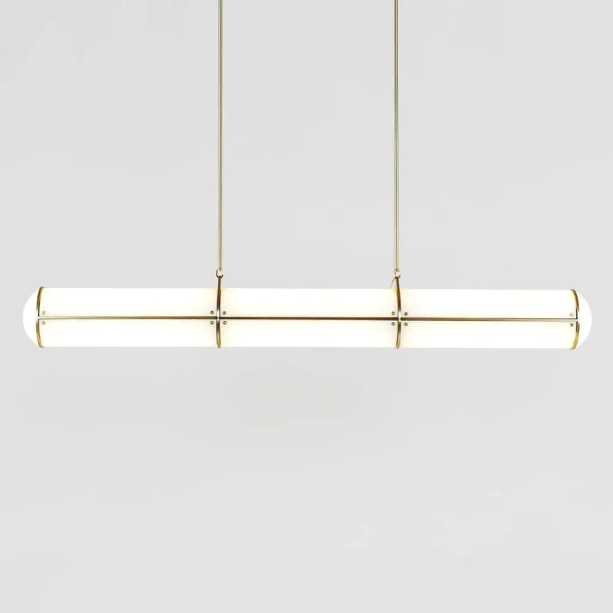 Suspension LED linéaire minimaliste, doré ou noir, S ou M