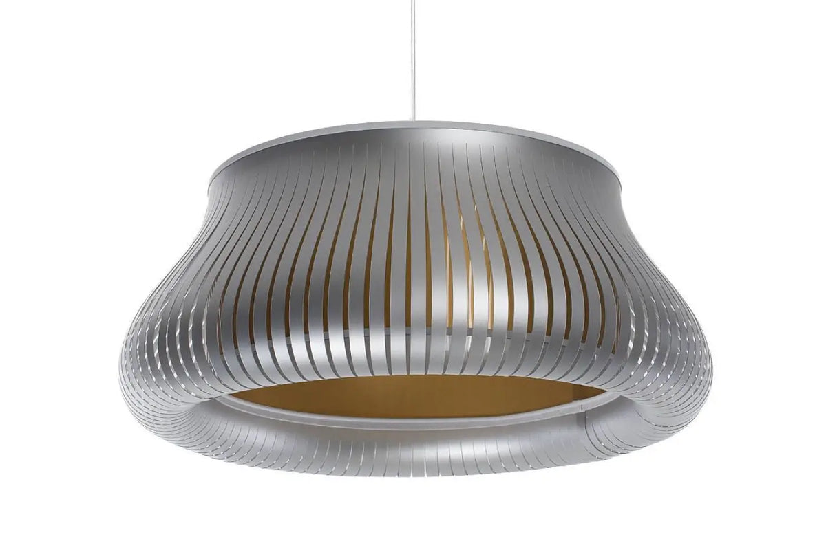 Suspension ronde argent et dorée, tailles S et M