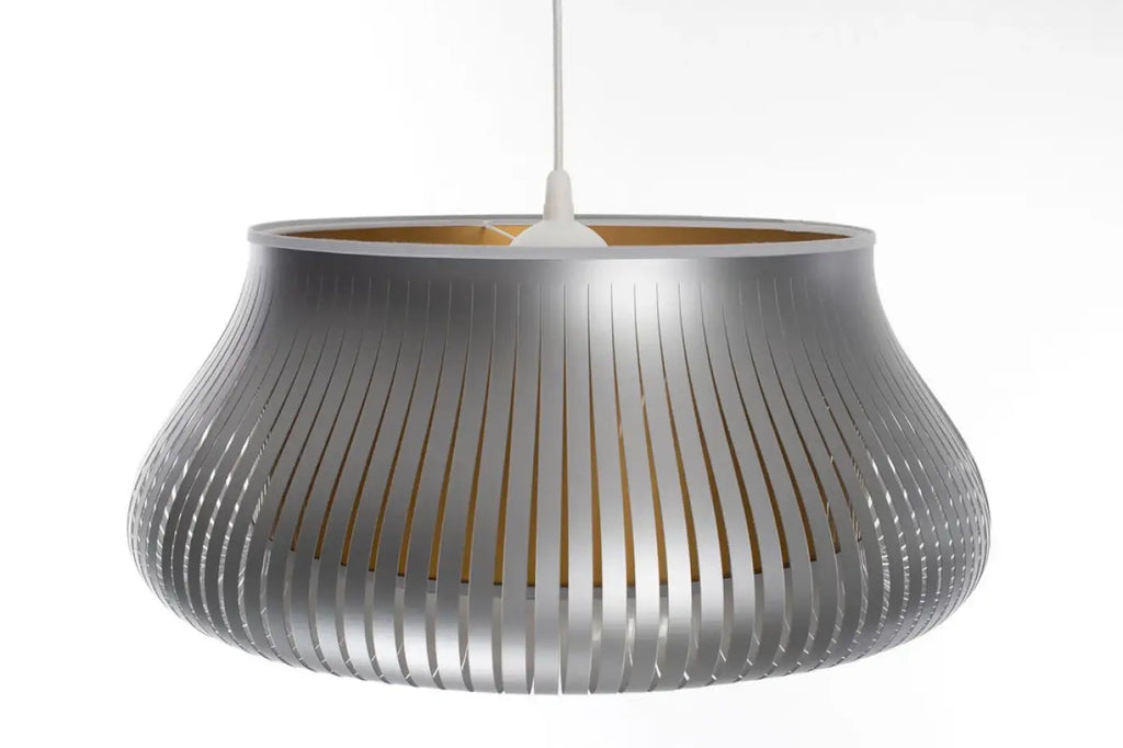 Suspension ronde argent et dorée, tailles S et M