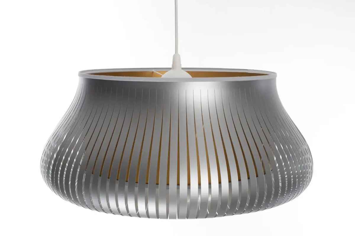 Suspension ronde argent et dorée, tailles S et M