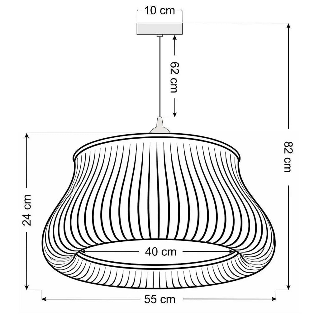 Suspension ronde argent et dorée, tailles S et M