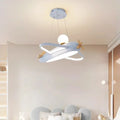 Suspension avion pour chambre d'enfant, bleu ou blanc, bleu