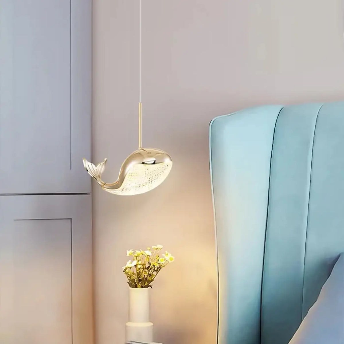 Suspension baleine pour chambre d'enfant, quatre coloris