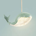 Suspension baleine pour chambre d'enfant, quatre coloris, vert
