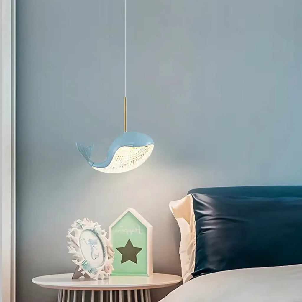 Suspension baleine pour chambre d'enfant, quatre coloris