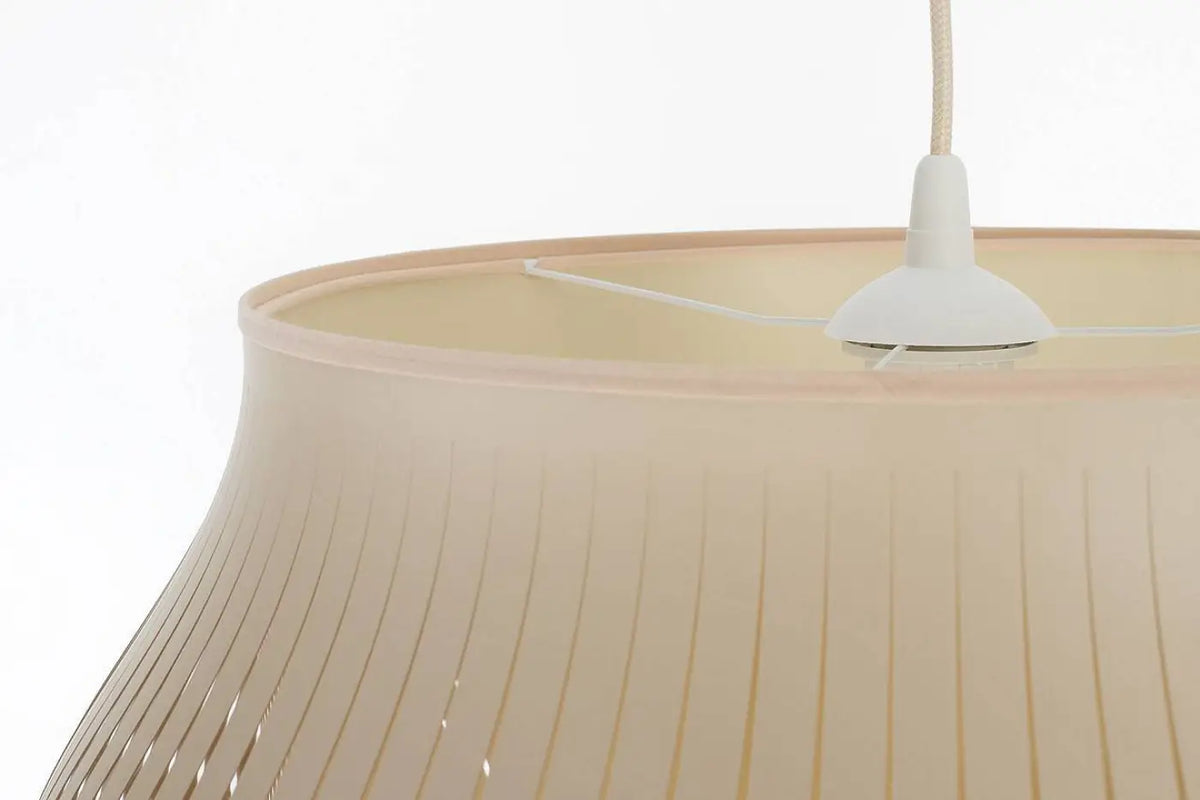 Suspension ajourée ronde beige, tailles S ou M