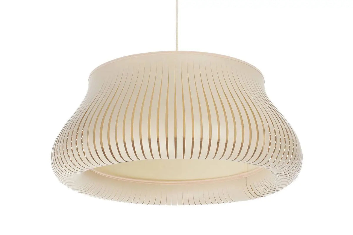 Suspension ajourée ronde beige, tailles S ou M