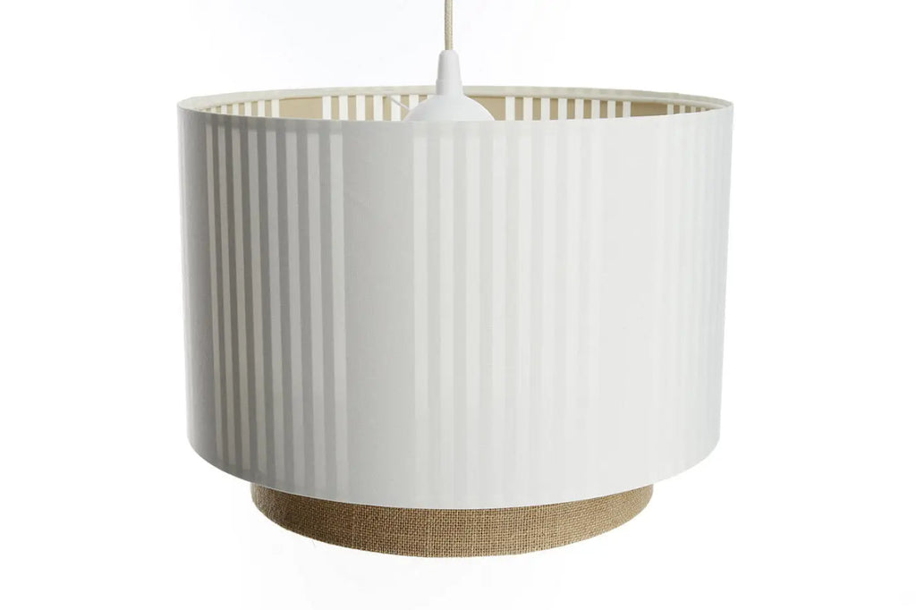 Suspension beige et blanche, finition écrue, tailles S, M, L