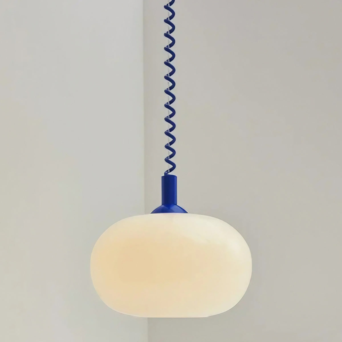 Suspension à câble en spirale, bleu, rouge ou jaune