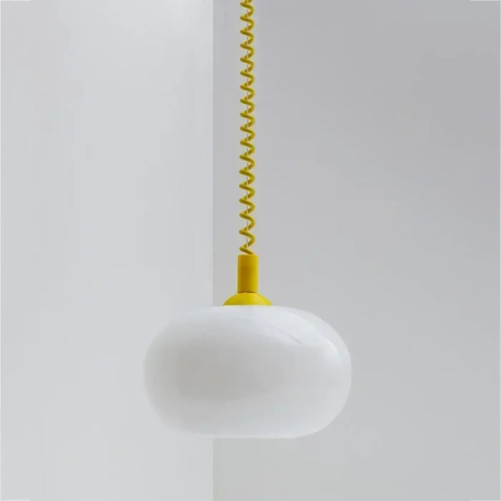 Suspension à câble en spirale, bleu, rouge ou jaune