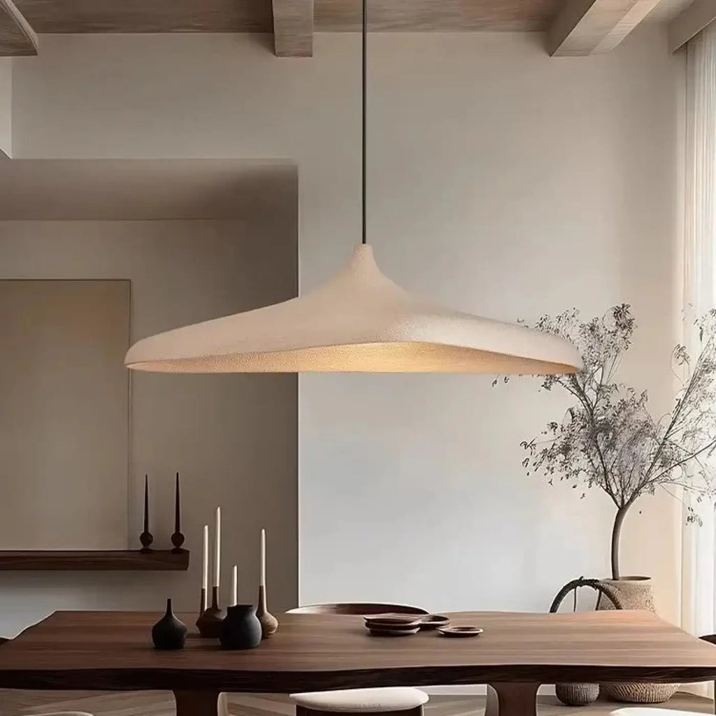 Suspension blanc crème au design original, tailles S ou M