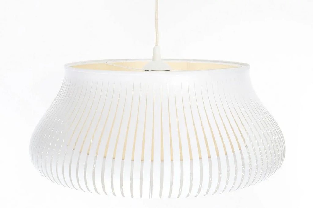 Suspension ronde blanche et crème, tailles S et M