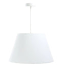 Suspension cloche en tissu blanc, 40 cm, style scandinave