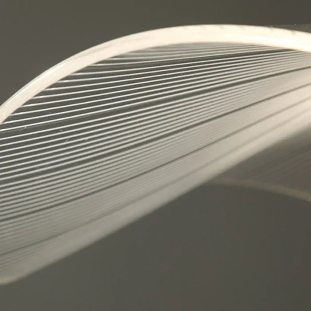Suspension blanche feuille de lotus, quatre tailles