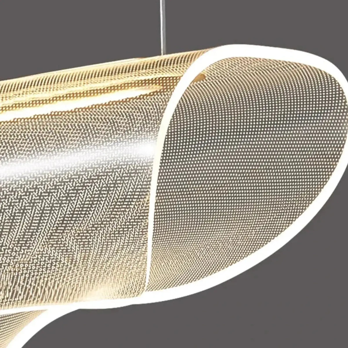 Suspension LED blanche, support noir ajustable, tailles S et M
