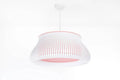 Suspension arrondie blanche et rose, style moderne, tailles S ou M