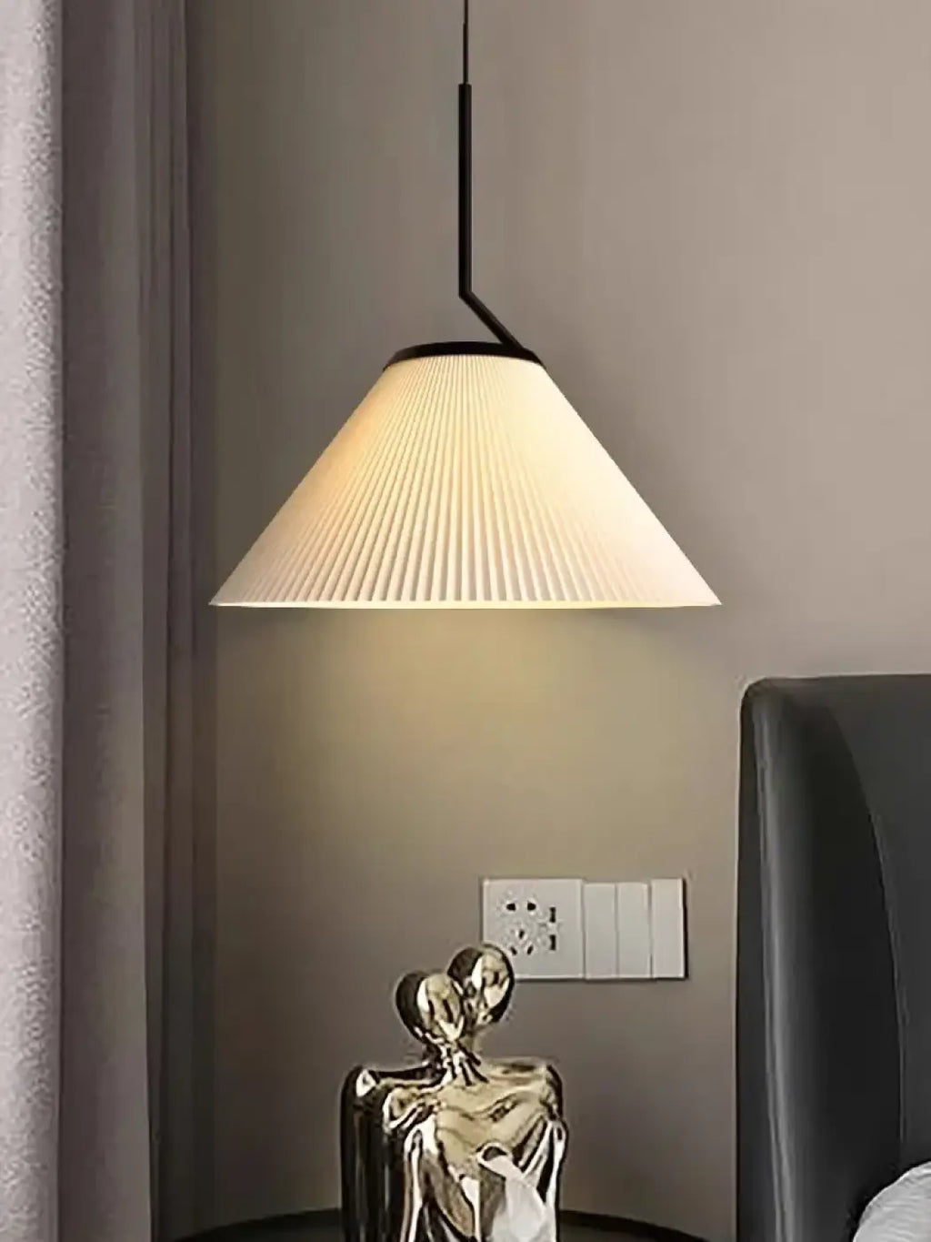 Suspension blanche style nordique, quatre modèles au choix