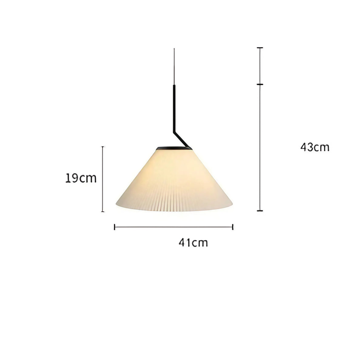Suspension blanche style nordique, quatre modèles au choix