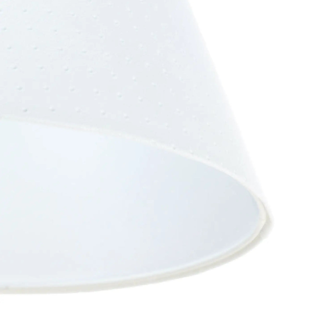 Suspension cloche en tissu blanc, 40 cm, style scandinave