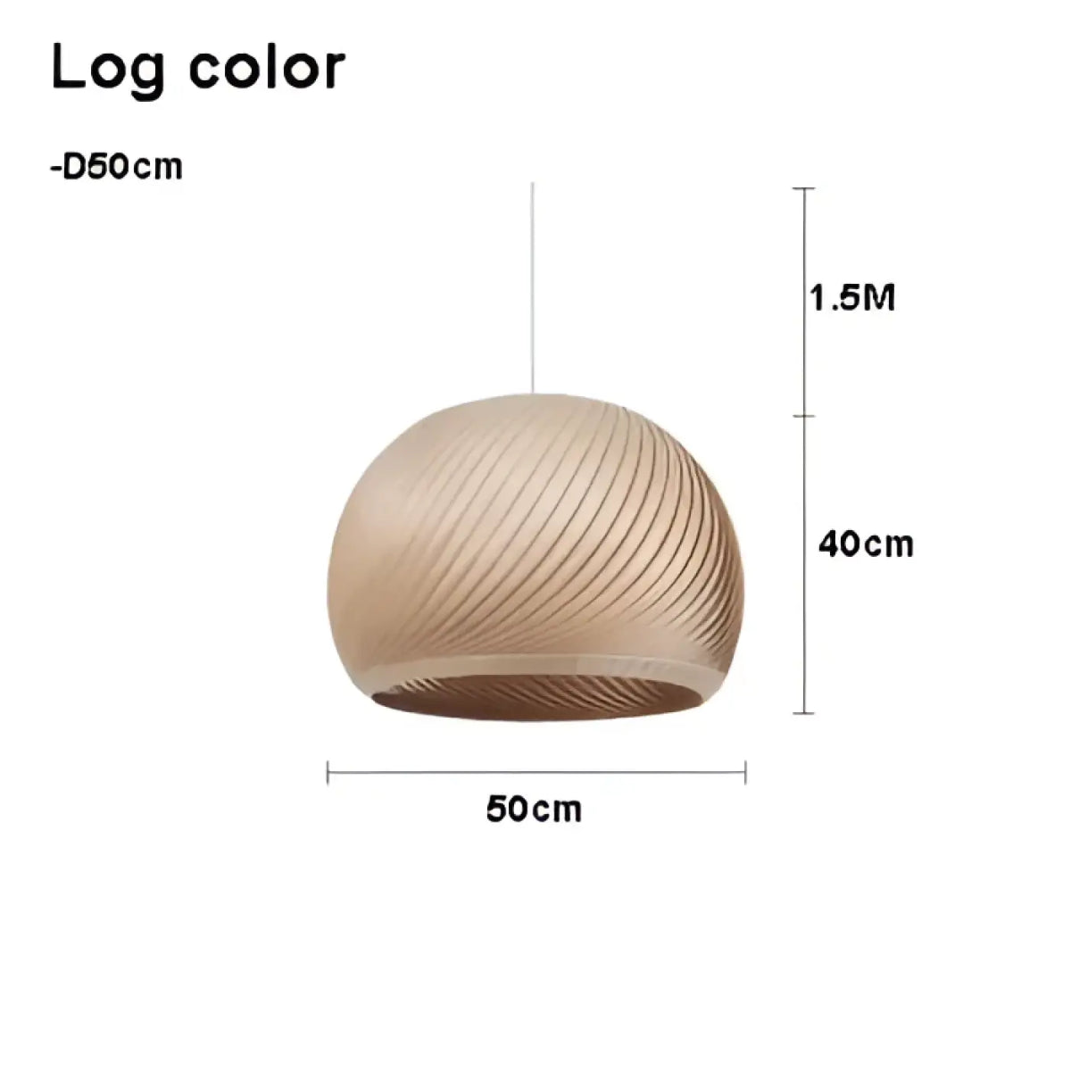 Suspension en bois clair ambiance cosy, trois modèles