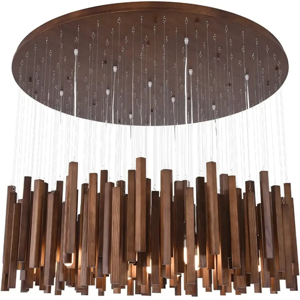 Suspension en bois contemporaine, marron ou beige, du S au XL