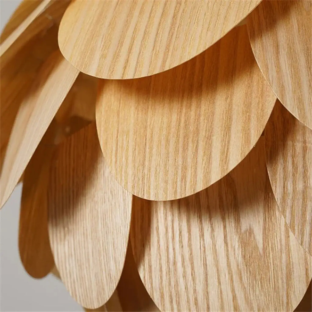 Suspension en bois aux courbes organiques, tailles S, M et L
