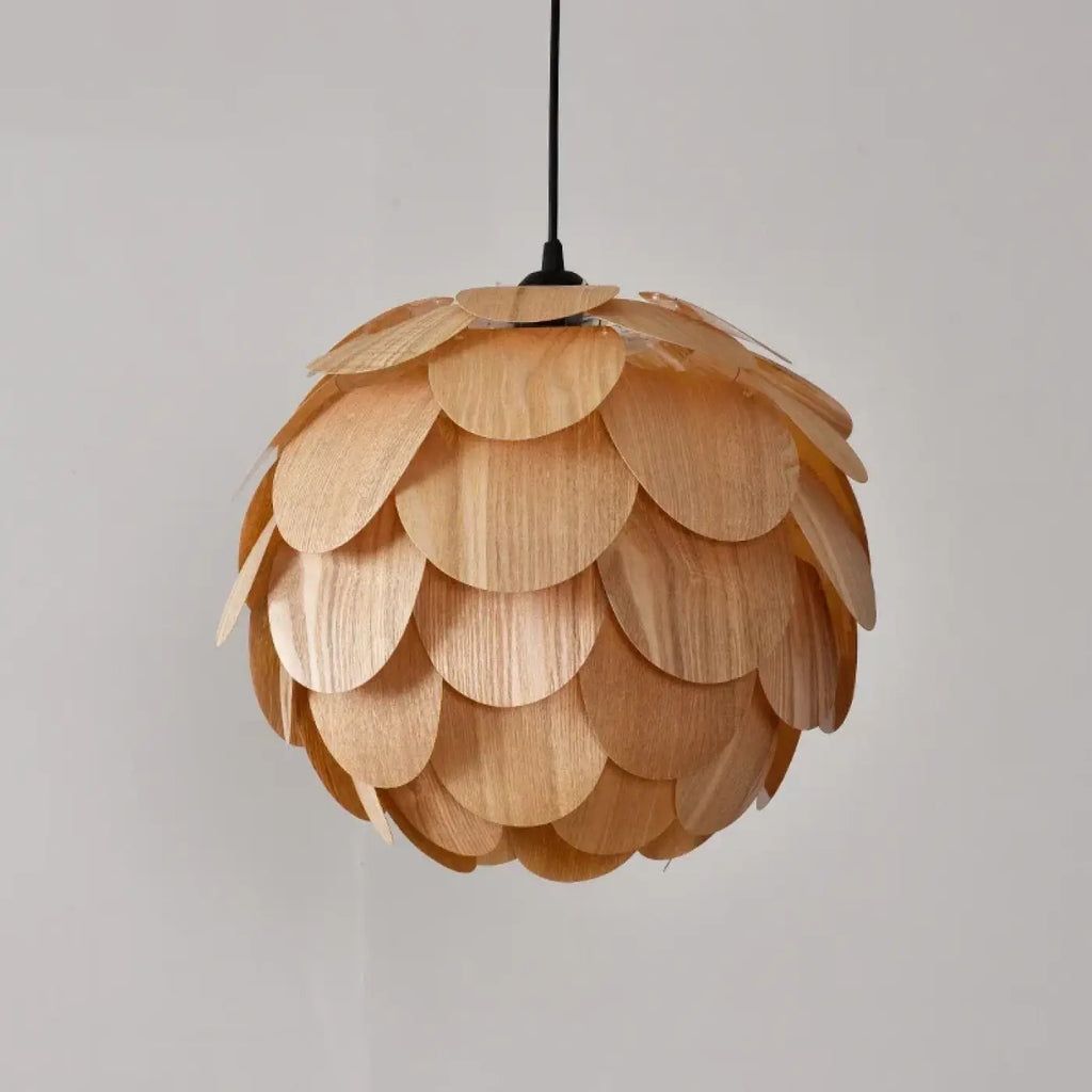 Suspension en bois aux courbes organiques, tailles S, M et L