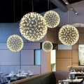 Suspension boule LED pour plafond haut, tailles S à XL