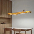 Suspension branche en bois brut, deux tailles S et M