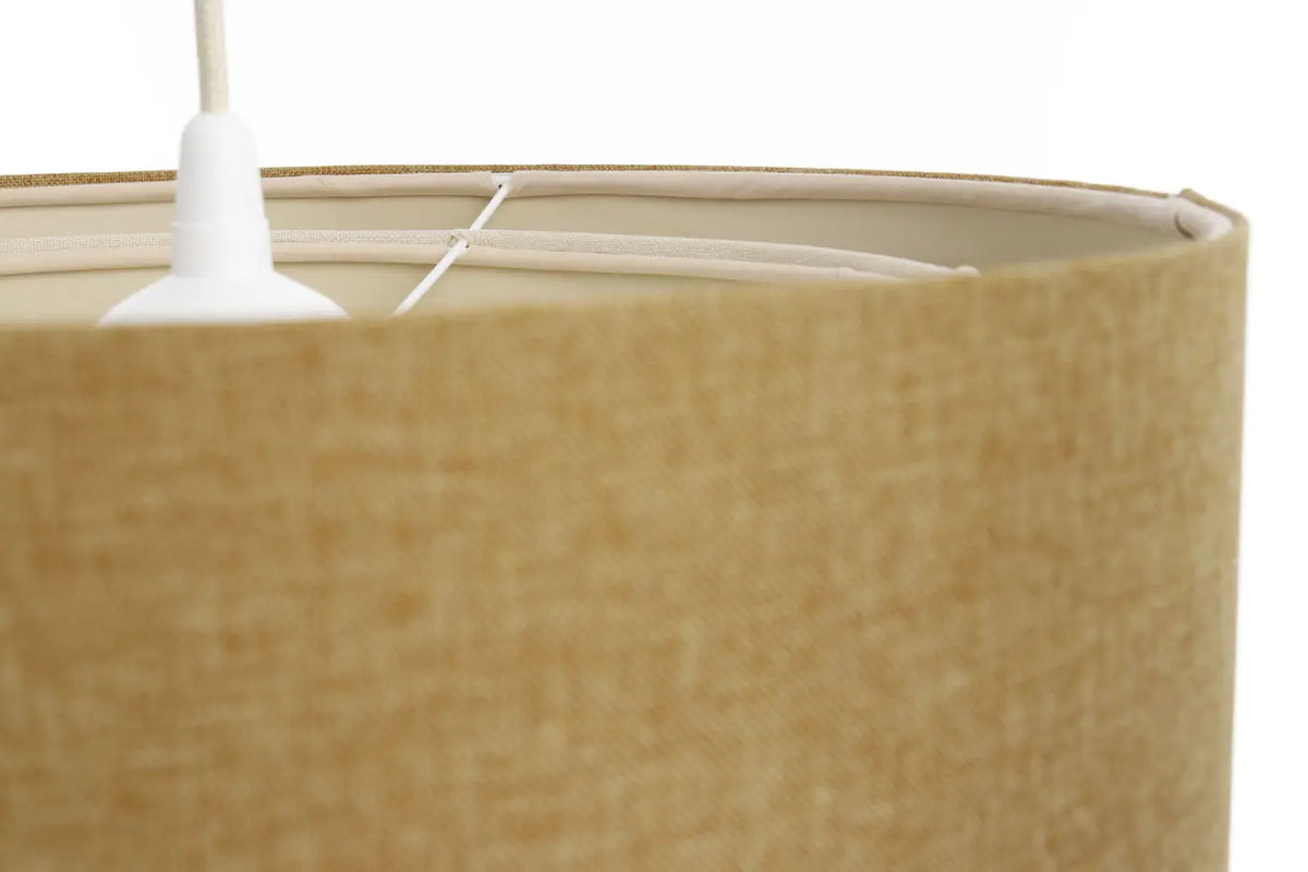 Suspension en tissu caramel et crème, tailles S, M ou L