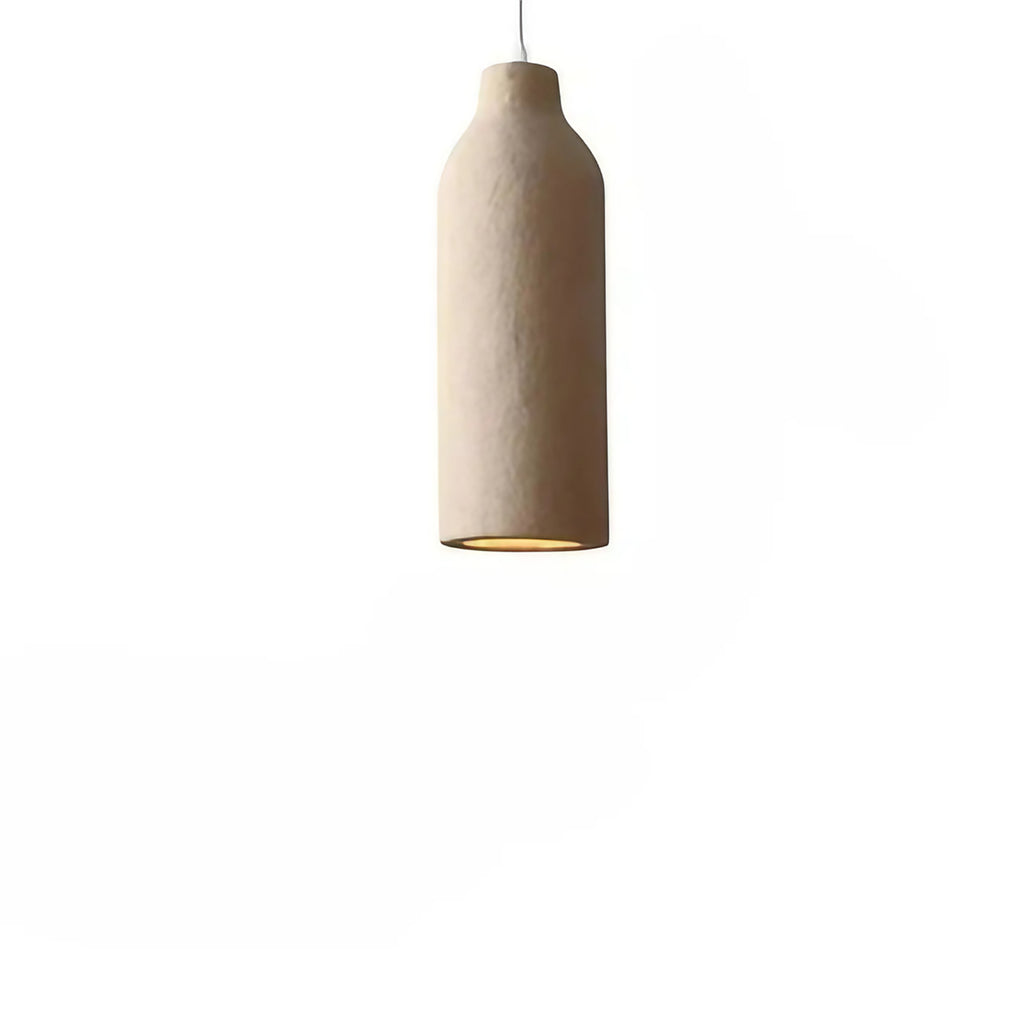 Suspension en céramique sobre, marron ou blanc, trois tailles, marron