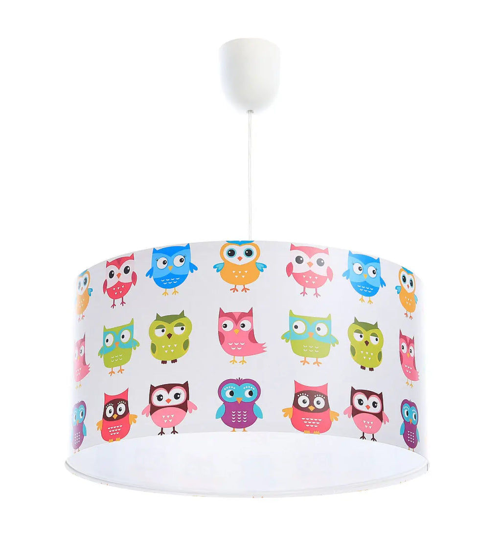 Suspension chambre d'enfant à motif chouettes, environ 40 cm