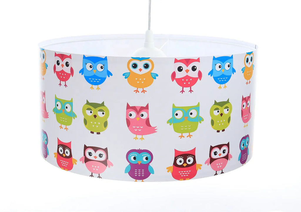 Suspension chambre d'enfant à motif chouettes, environ 40 cm