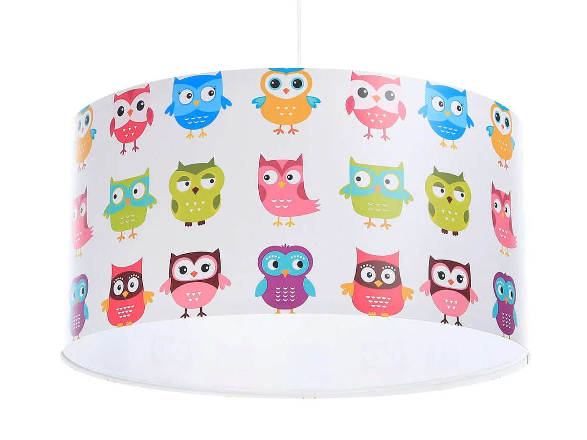 Suspension chambre d'enfant à motif chouettes, environ 40 cm