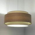 Suspension en tissu crème de 50 cm, style bohème minimaliste