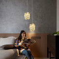 Suspension en cristal scintillant, forme allongée, tailles S ou M