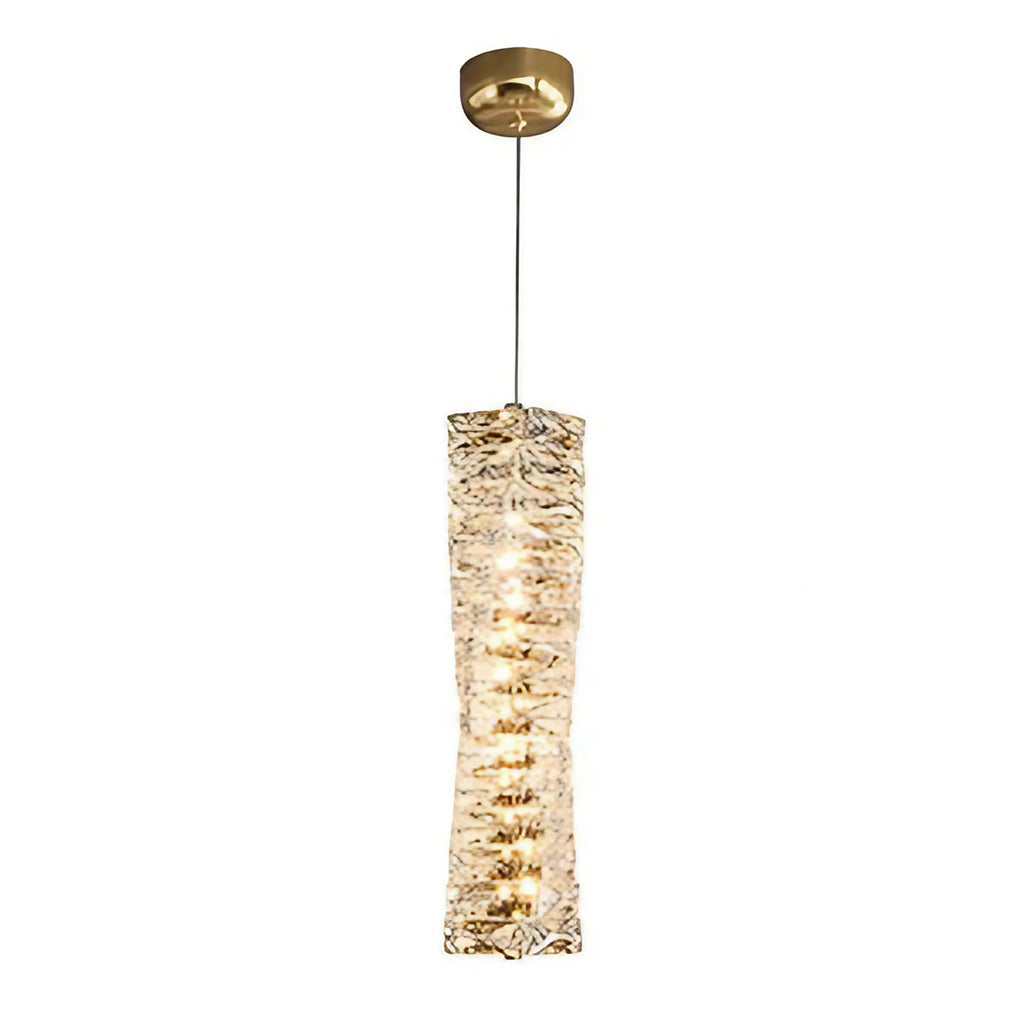 Suspension en cristal scintillant, forme allongée, tailles S ou M