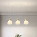 Suspension à abat-jour plissés, quatre coloris, beige