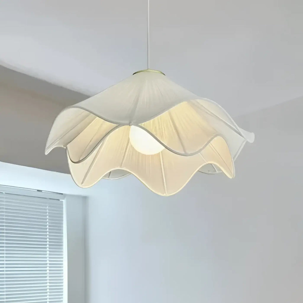 Suspension en tissu tendu à forme ondulée, tailles S, M, L