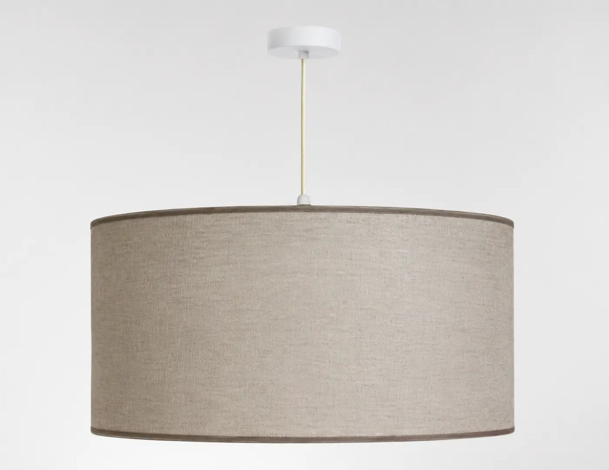 Suspension textile beige et crème, tailles S et M