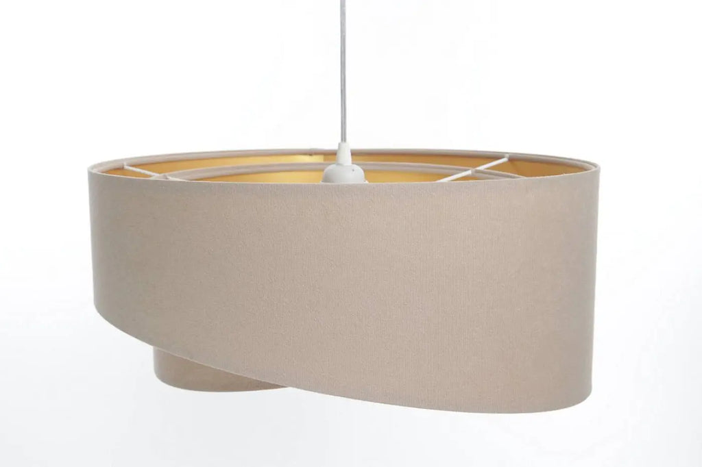 Suspension beige aux nuances dorées, tailles S et M
