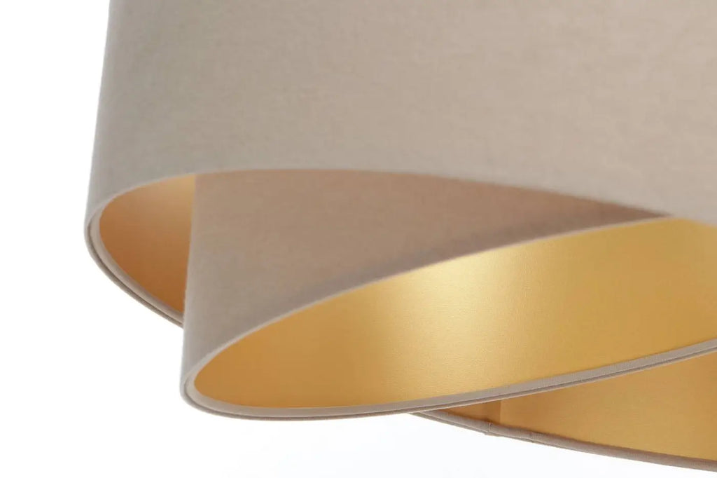 Suspension beige aux nuances dorées, tailles S et M