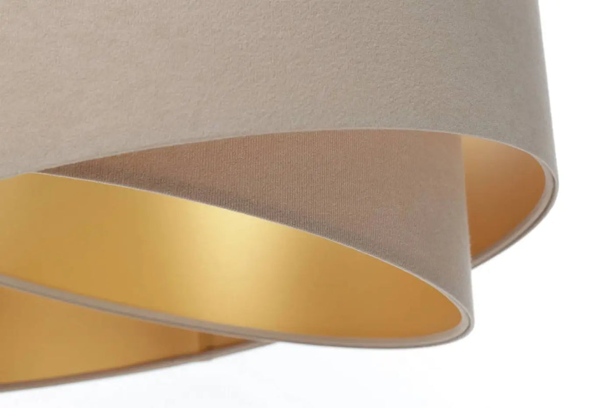 Suspension beige aux nuances dorées, tailles S et M