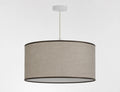 Suspension textile beige et écru, deux tailles S ou M