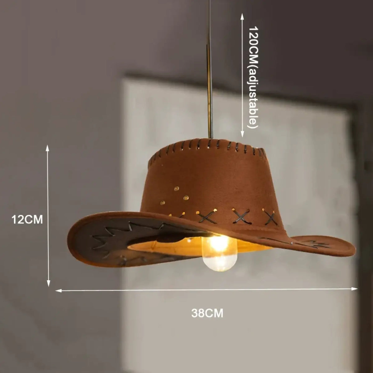 Suspension en forme de chapeau de cowboy, cinq coloris