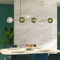 Suspension contemporaine à 6, 8 ou 12 lampes