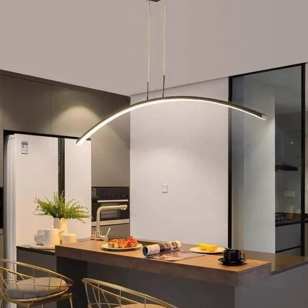 Suspension design de cuisine, version simple ou double